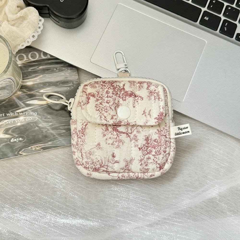 Pendant Small Makeup Lipstick Bag Large Capacity Mini Canvas Storage Bag  Travel