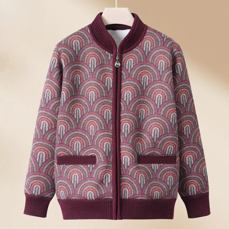 

Зимний трикотаж, Осенние свободные топы, Женские утолщенные осенне-зимние свитера с плюшем L красный