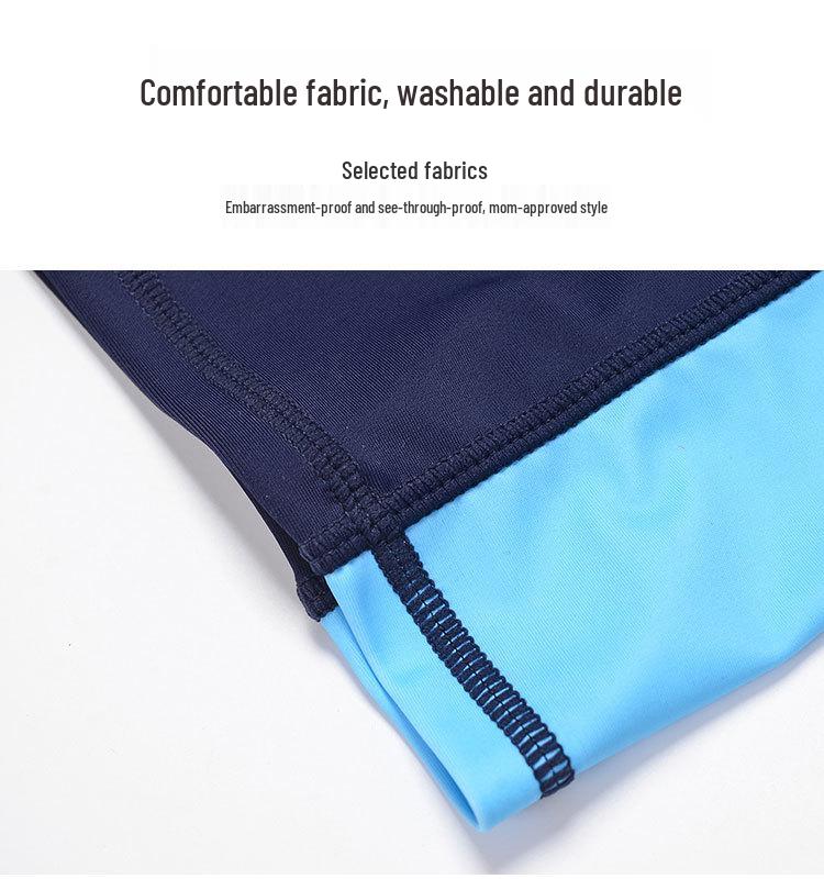 Jungen Zweiteiler Badeanzug 2025 - Neuer Stil, Professionelle Sonnenschutz-Bademode für Kinder (Klein, Mittel, Groß)