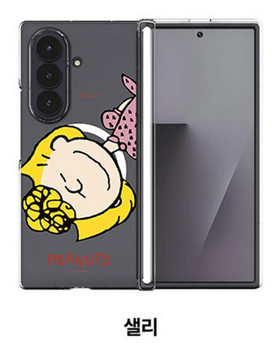 

Милый мультяшный магнитный прозрачный тонкий жесткий чехол Snoopy & Charlie для Samsung Z Fold 7 Samsung ZFold 6