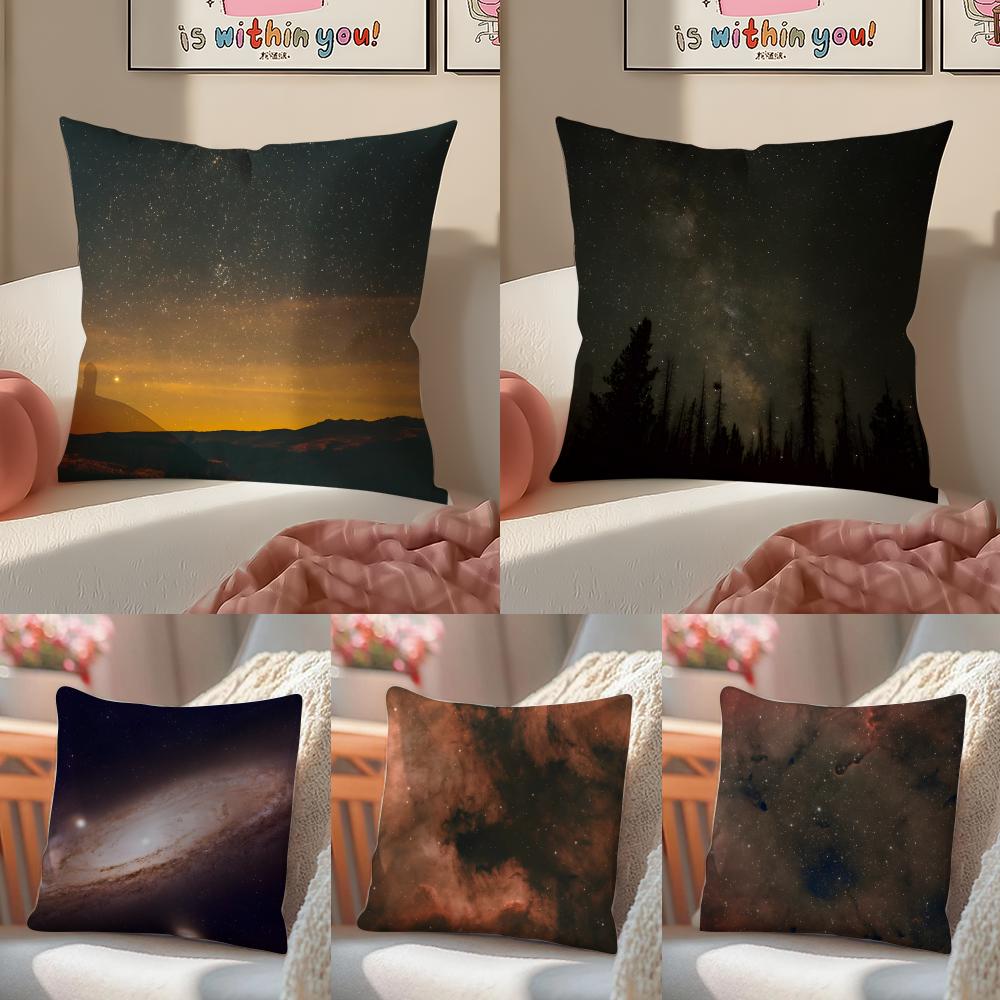 Stars Cushion Cover Linen Cushion Cover Soft Decorative Case For Sofa Home Decor
