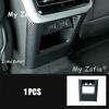 For Geely Galaxy E8 2025 2026 Car ABS Carbon Fiber Rear Seat Armrest Air Condition Cover Trim Vent Protector Anti-kick Frame