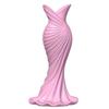 3D Kleid Vasen Ornament: Modernes, Hochwertiges Blumenarrangement Kunstwerk