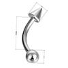 European and American Style Stainless Steel Nose Ring and Stud Earrings for Body Piercing