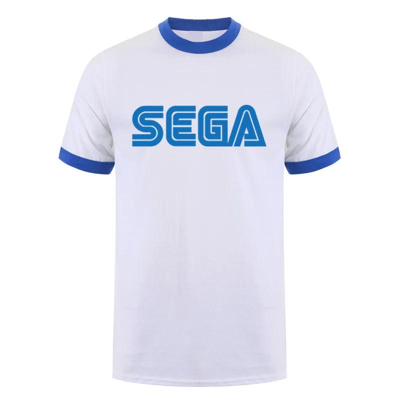 Sega T Shirts Casual Cotton Short Sleeve Summer Sega Logo Tshirt Man Tops Tees LH-286