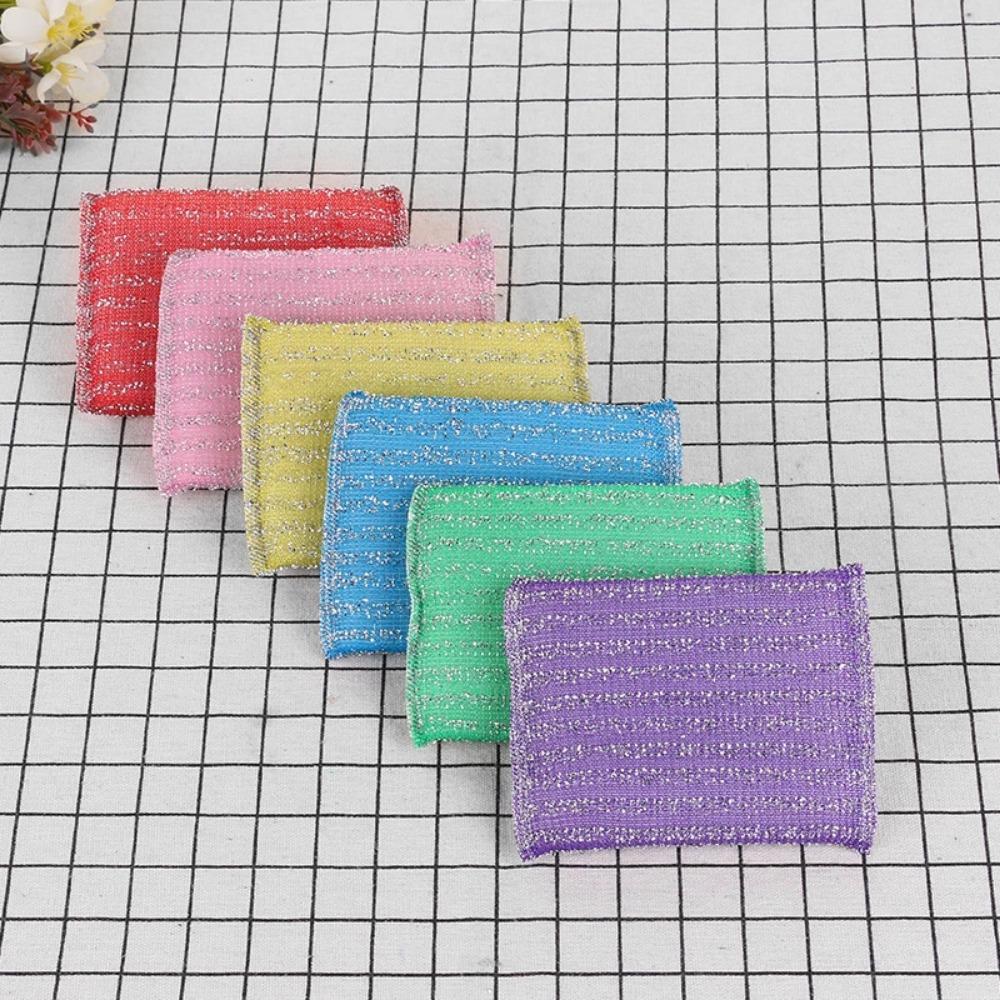 5/10Pcs Double Side Dishwashing Sponge Non Scratch Scouring Sponge Pan Pot Wash Sponges Home Kitchen Thickened Dish Cleaning Sponge Rags