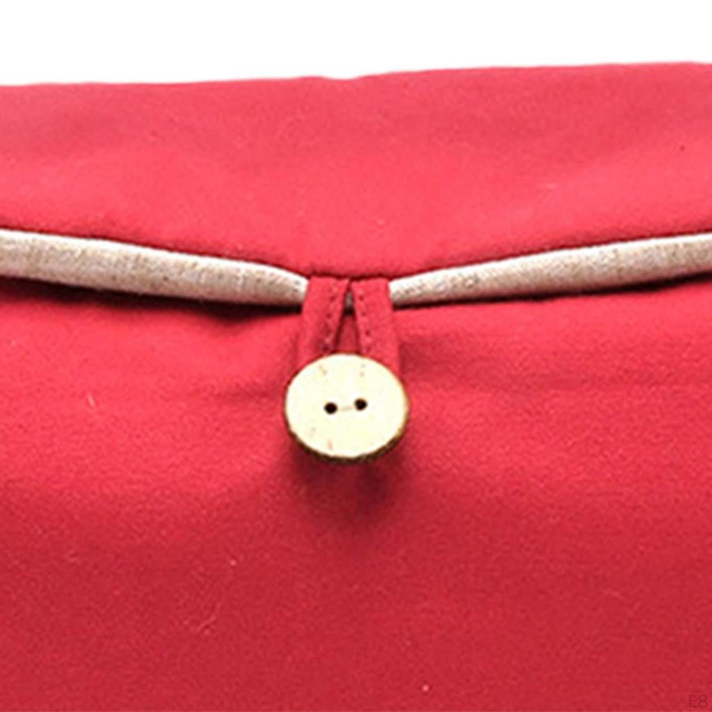 Cloth Tea Set Bag Durable Reusable Washable for Tour Camping Home