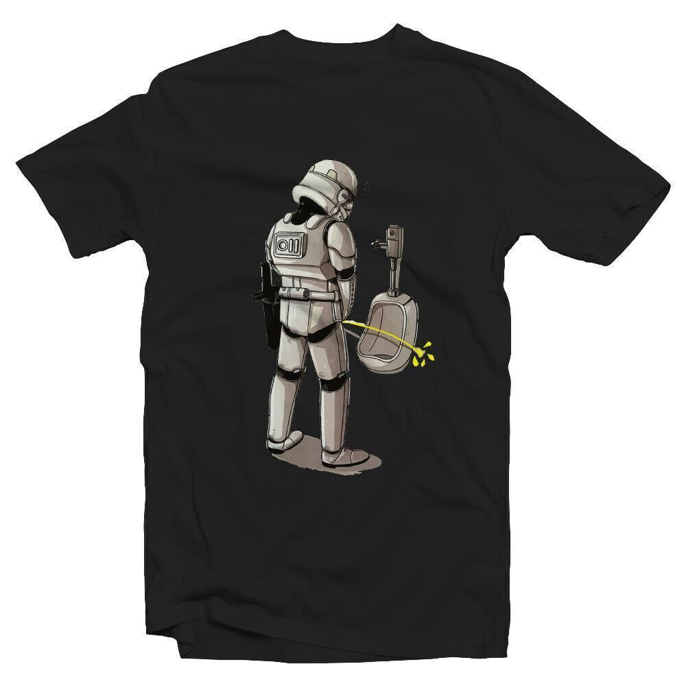 Stormtrooper Tshirt Peeing Unisex Kids Star Space Sci Fi Funny Humour