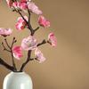 Artificial Plum Blossom Decorative Photo Props Faux Silk Flower Wedding Artificial Bouquet for Office