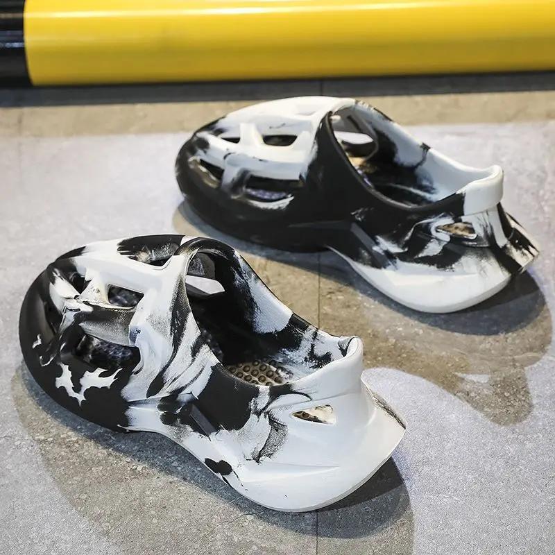 

Модные мужские уличные сандалии Дышащие Сверхлегкие Новые Летние Низкая Цена Номер 41 Распродажа Модные Босиком Роскошные Стили 2025 Купить Мужскую Обувь 45