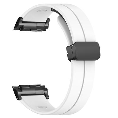 For Huawei Watch D Strap Replacement Soft Silicone Watch Strap with Magnetic Folding Buckle