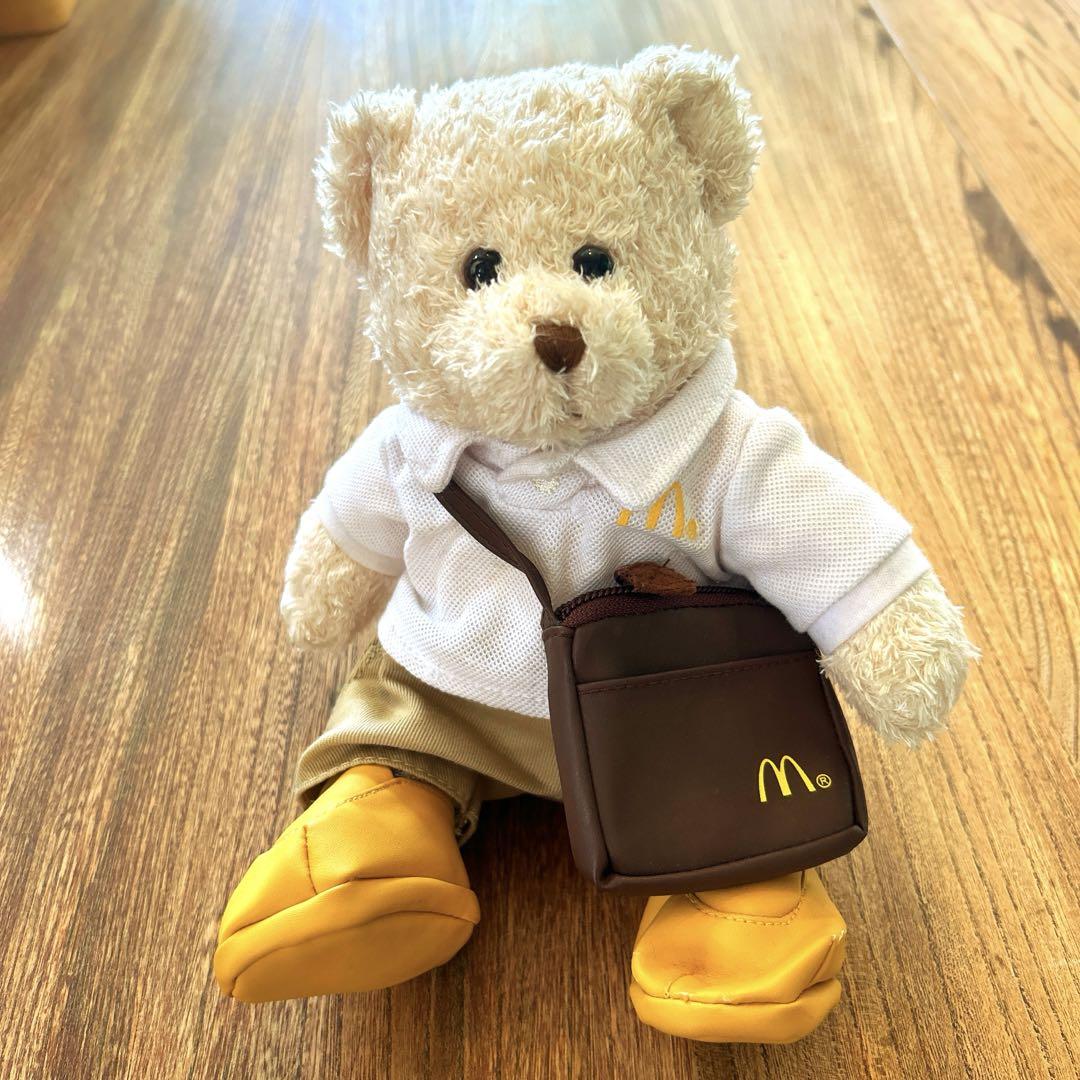 

[USED] Rare! 20cm Teddy Bear from McDonald s USA, purchased in Chicago