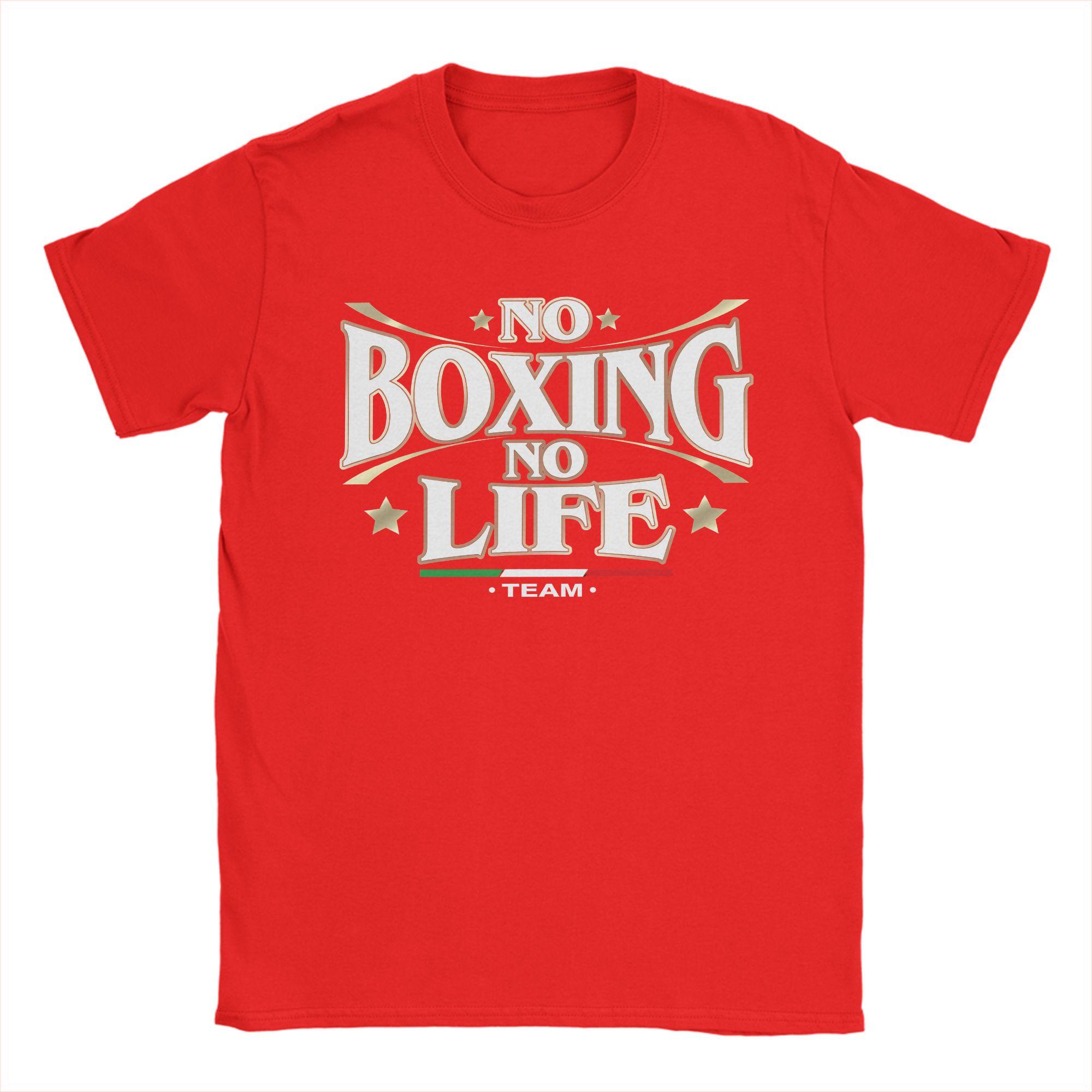 

Футболка No Boxing No Life Популярные футболки с коротким рукавом Уличный стиль Топы Летние Хлопок 4XL 5XL 6XL Топ Футболки S