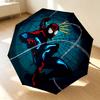 Spiderman Web 8 Ribs 3Fold Black Glue Uv Protection Umbrella Sun Protection Rainproof Compact Folding Umbrella For Travel Daily Use C923395