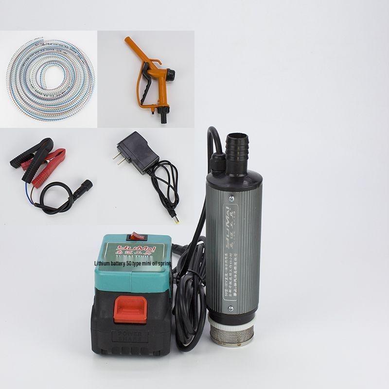 High-Power 12V Portable Lithium Battery Pump for Diesel and Water
