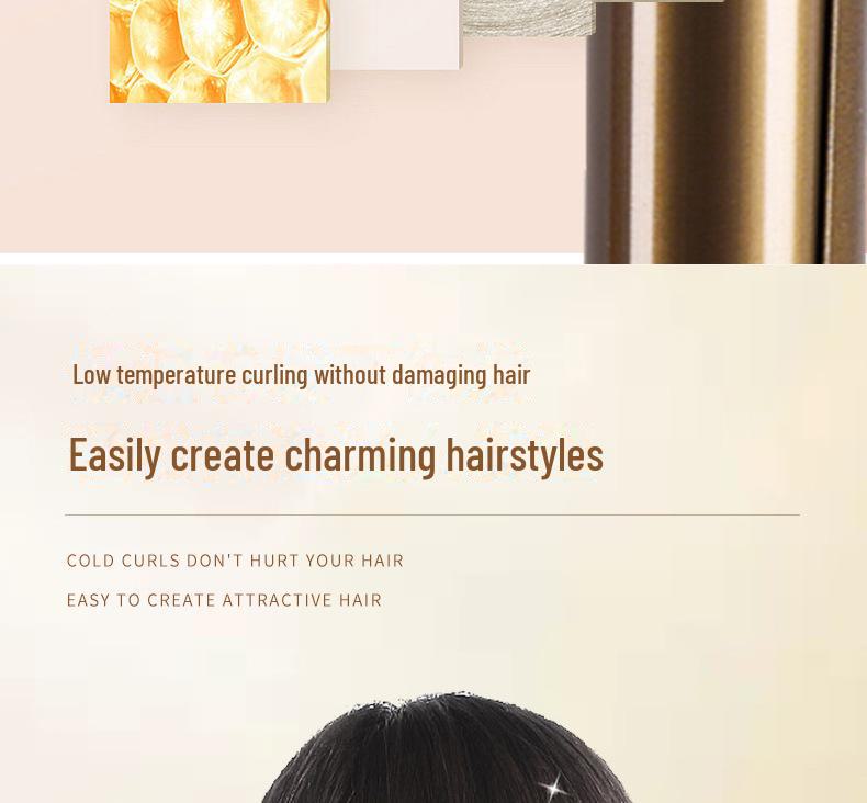 Professioneller, um 360° drehbarer Styling-Lockenstab für den Salongebrauch – große und kleine Größen