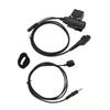 Walkie Talkie Push-to-Talk-Anschluss 2-Wege-Radio Handheld Mikrofon U94 PTT Hörer Adapter für