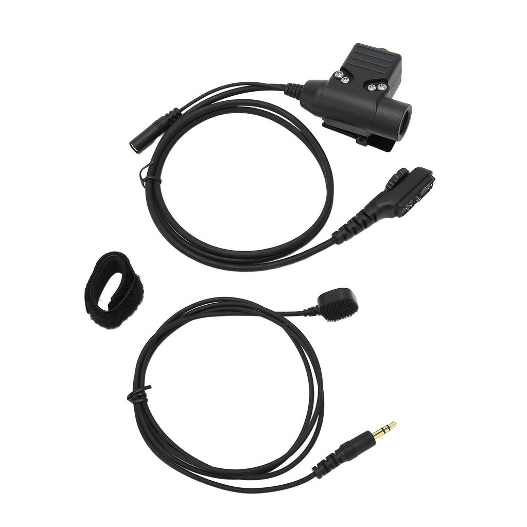 Walkie Talkie Push-to-Talk-Anschluss 2-Wege-Radio Handheld Mikrofon U94 PTT Hörer Adapter für