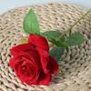 Single Velvet Strand Rose Simulation Flower Table Decor And Special Occasions