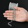 1 Roll 5m Aluminum Twisted Curb Chains for DIY Necklaces Bracelets Materials Jewelry Making Findings