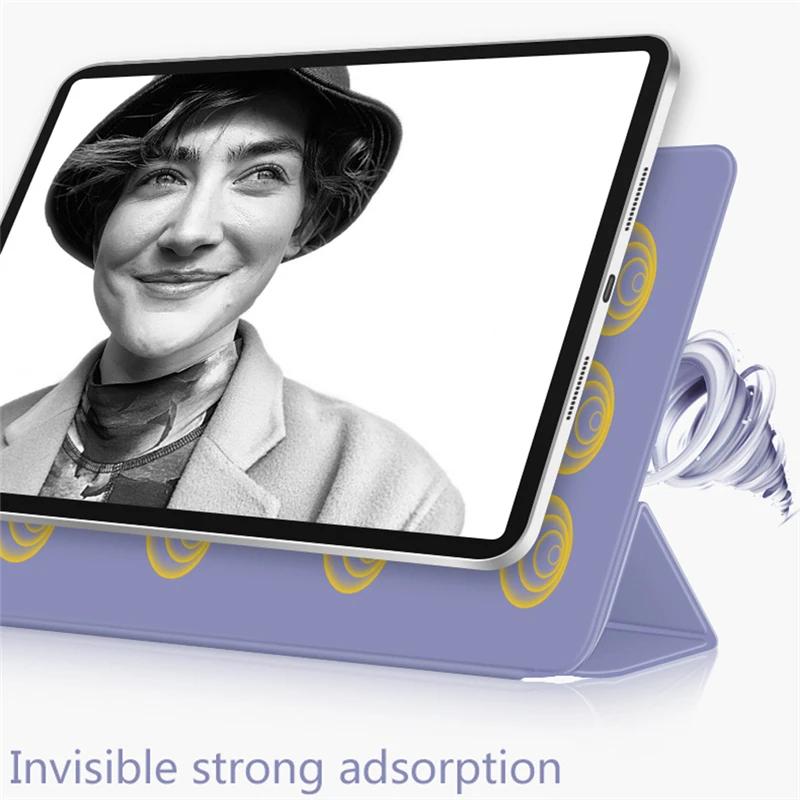 Magnetic Detachable Case for New iPad 11 10 12 Th Gen A16 " Pro M5 Mini Air 8 7 6 4 3 M4 M3 M2 11 13 Inch Paint Paper Film Funda