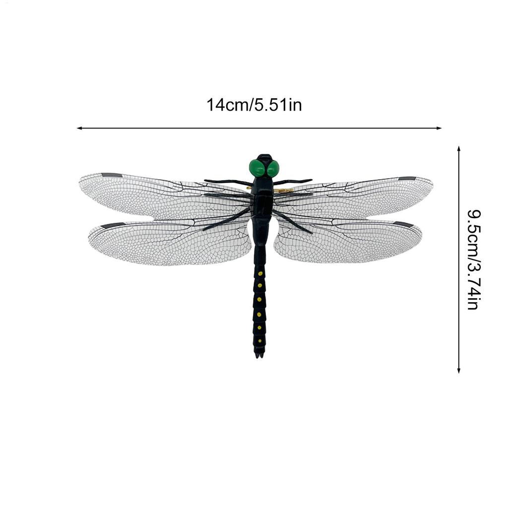 Simulation Dragonfly Insect Model Mosquito Repellent Outdoor Hanging Ornaments Realistic Insect Dragonfly Model For Garden Farm