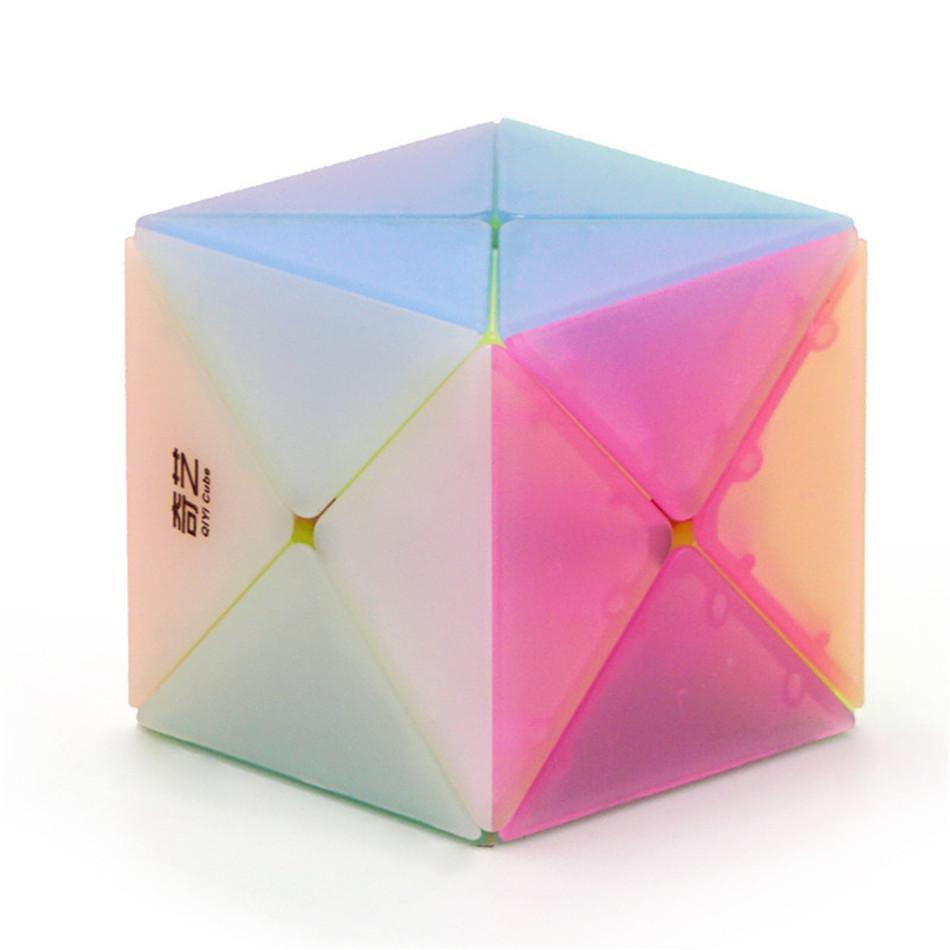 Qiyi X Cube 2X2X2 X-Shaped Magic Cube Qiyi X Speed Cube 2X2 Strange-Shape Puzzle Cube Toys