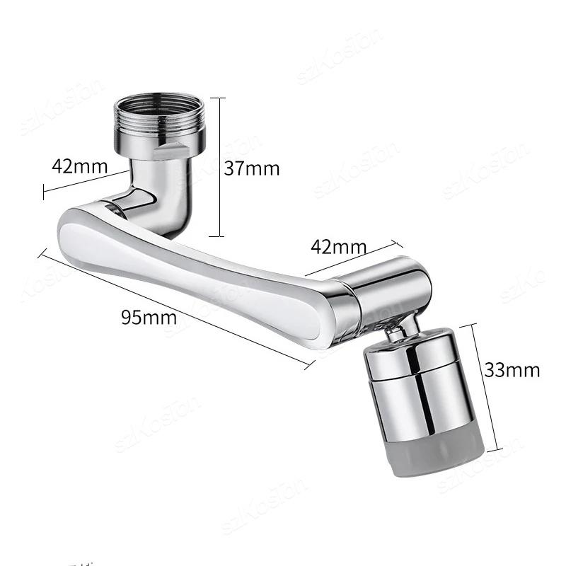1080 Degree Swivel Faucet Aerator Mixer Tap Extender Adapter Attachment Water Nozzle Adjustable Kitchen Sink For Home Accessory
