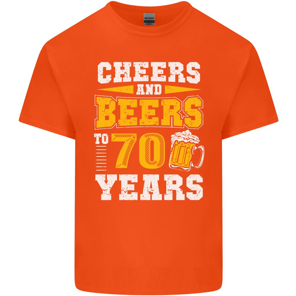 70th Birthday 70 Year Old Funny Alcohol Unisexs Light Cotton TShirt