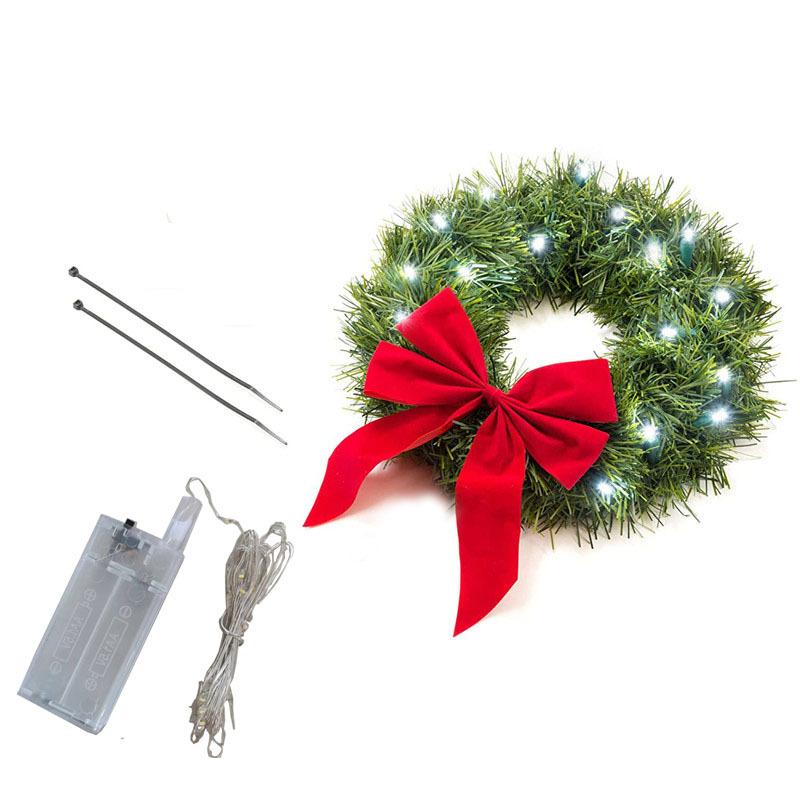 

Car Christmas Garland Decoration Car With Lights Suitable For Truck SUV Christmas Holiday Car Decoration