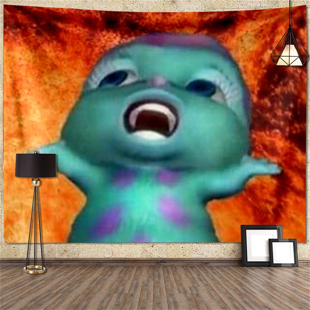 

Bibble Мем говорит забавный узор богемный бохо готический гобелен настенное одеяло на заказ винтажная психоделическая спальня гостиная