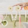 Baby Bottle Cleaning Brush 3-in-1 Long Handle Cup Wash Brush Detachable Travel Coffee Mug Scrubber Portable Cleaning Brush