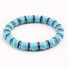 Blue Beaded Bracelet Charm Natural Stone Crystal Septa Stretch Women Bracelets & Bangles Fashion Yoga Jewelry Couple Gifts