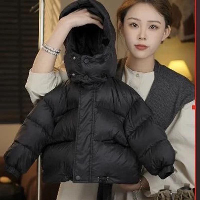 2025 Winter Children's Thickened Warm Korean-Style Hooded Jacket for Boys and Girls