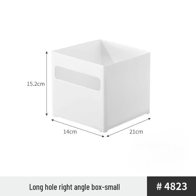 Vysoká nástěnná úložná krabice s rukojetí - Kuchyňský organizér koš pro horní police