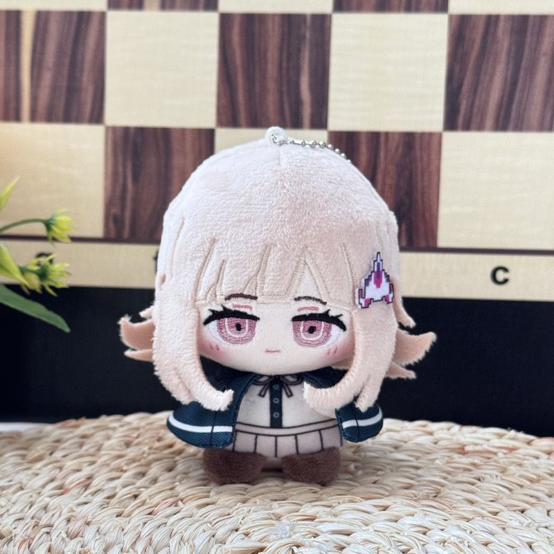 10cm Anime Danganronpa Knuffel Pluche Naegi Makoto Nagito Komaeda Bedrukt Lichaam Zacht Schattige Zeester Pop Hanger Sleutelhanger Cadeaus 10 cm starfish body