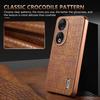 For Honor 90 Phone Case Electroplating Crocodile Texture Leather Back Cover