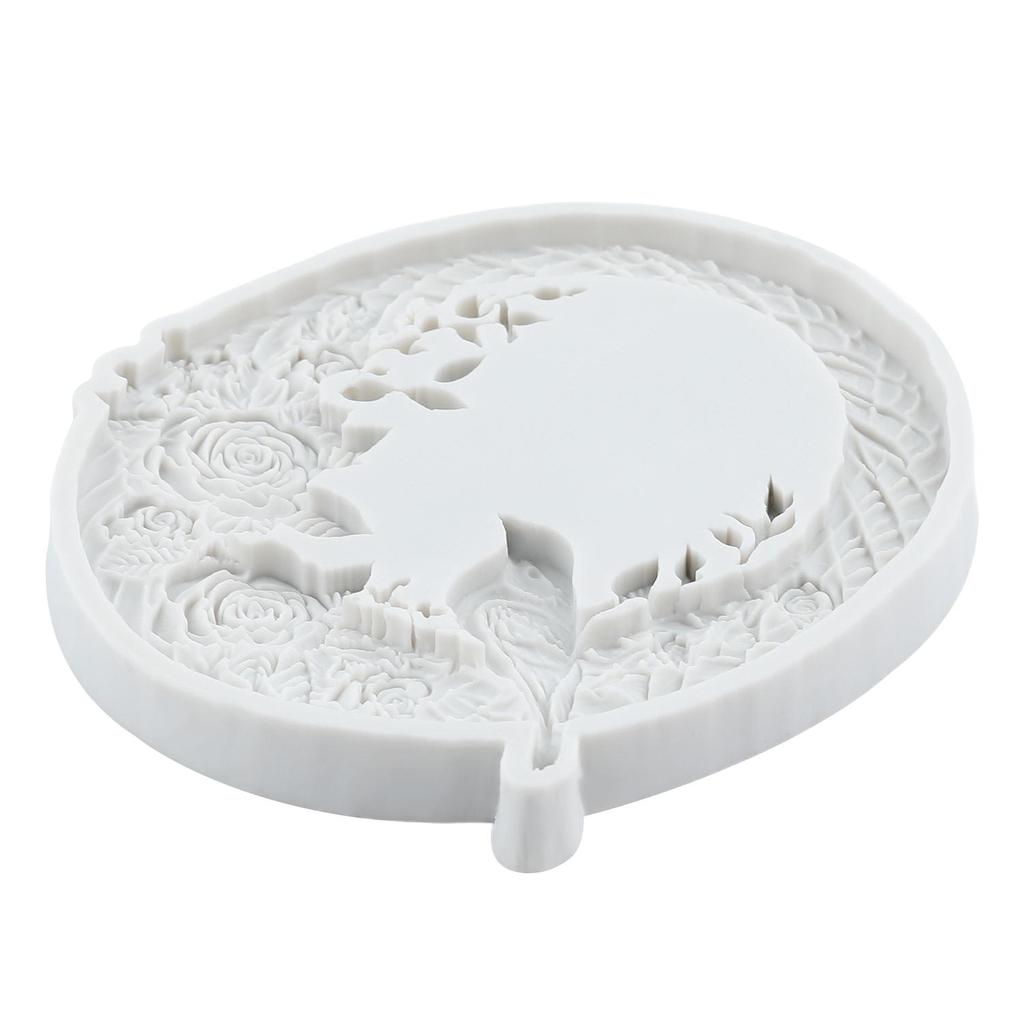 Bird Photo Frame Silicone Mold Picture Frame Fondant Molds Cake Decorating Tools Cupcake Topper Candy Resin Clay Chocolate Gumpaste Mold