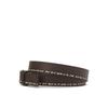 Daks Brown Check Line Calfskin Bi Adjustable Belt Dbbe4f202w3