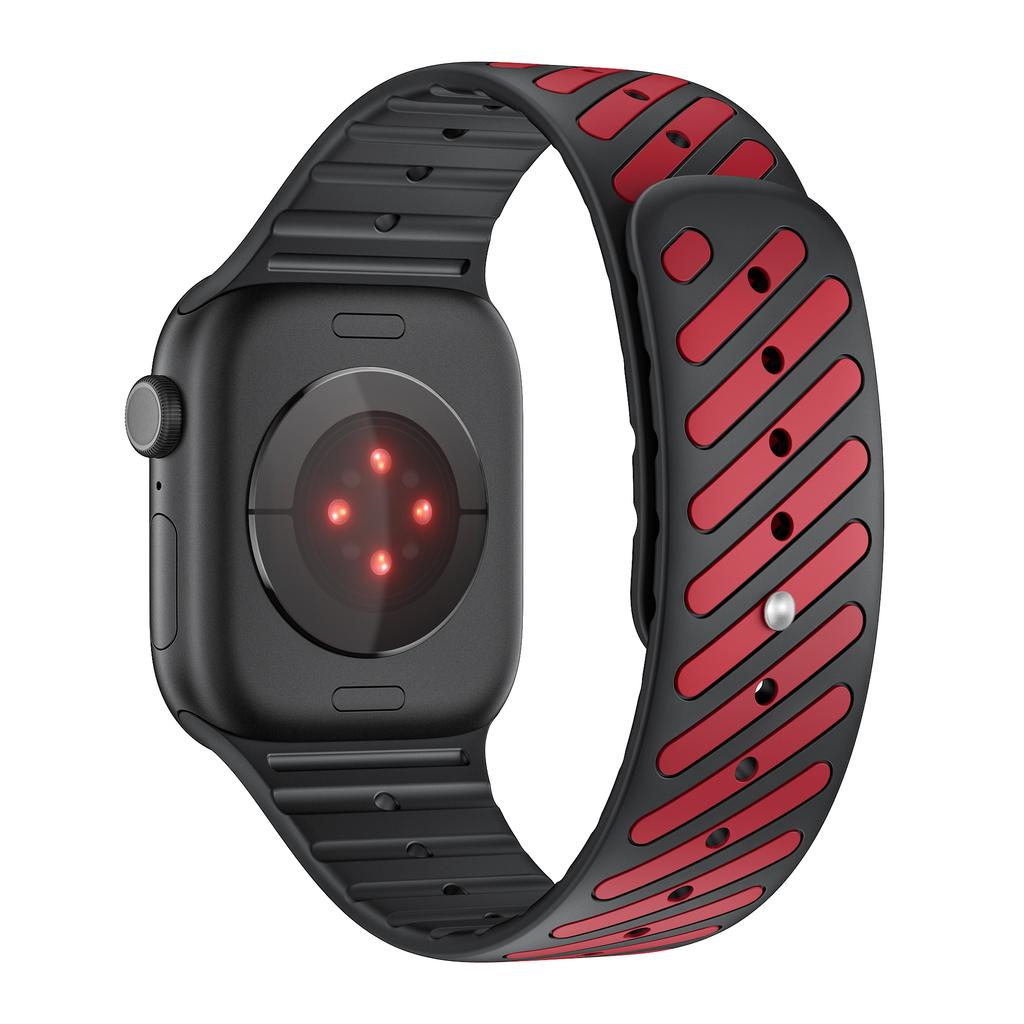 Silicone Soft Watchband For Apple Watch Ultra 3 2 49mm Series 11 10 46mm 45mm 44mm 42mm Sports Loop Strap for iwatch 9 8 7 6 5 4 SE3