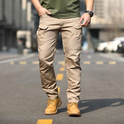 Men's Slim Quick Drying Elastic Cross-border Tactical Pants Work Pants Assault Pants Training Pants
