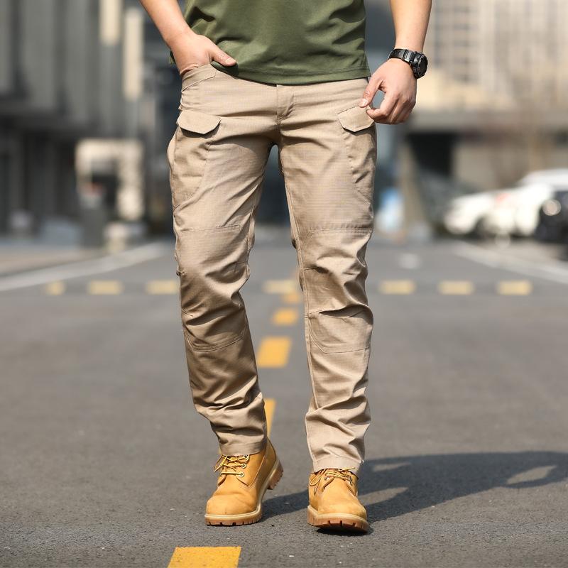 

Men s Slim Quick Drying Elastic Cross-border Tactical Pants Work Pants Assault Pants Training Pants XS
