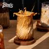 Bincoo Elegant Textured Glass Coffee Cup