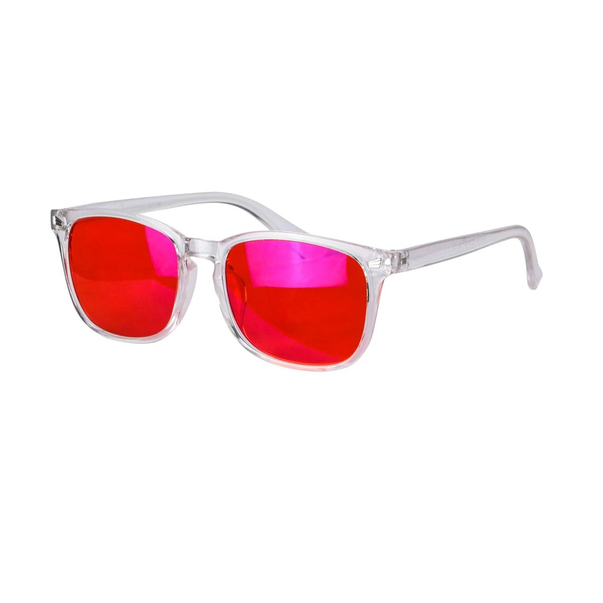 

SHINU Anti Blue Light Glasses with Red Tinted Lenses Better Sleep Red Lens Filter Glasses Men Women Orange Yellow Lenses Glasses