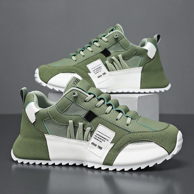 2024 European Men's Breathable Plus Size Athletic Casual Shoes: Autumn Fashion Trend