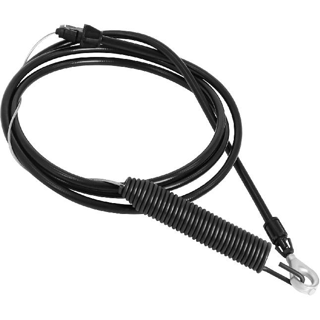 Podoy 532435110 Clutch Cable Compatible with Husqvarna YTA19K42 YTH21K46 YTH22V46 YTA18542 AYP Poulan Lawn Tractor Blade Cable with Spring Assembly