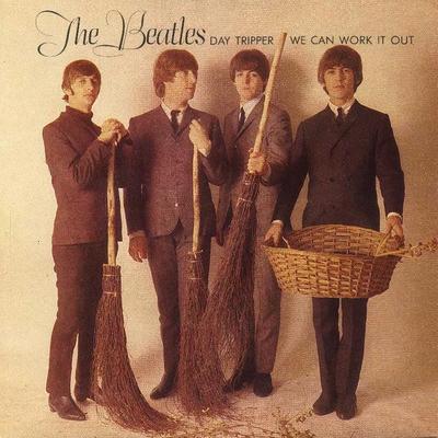 Disc 7 inch BEATLES - We Can Work It Out / Day Tripper R5389 PARLOPHONE 1985 UK Rock Folosit