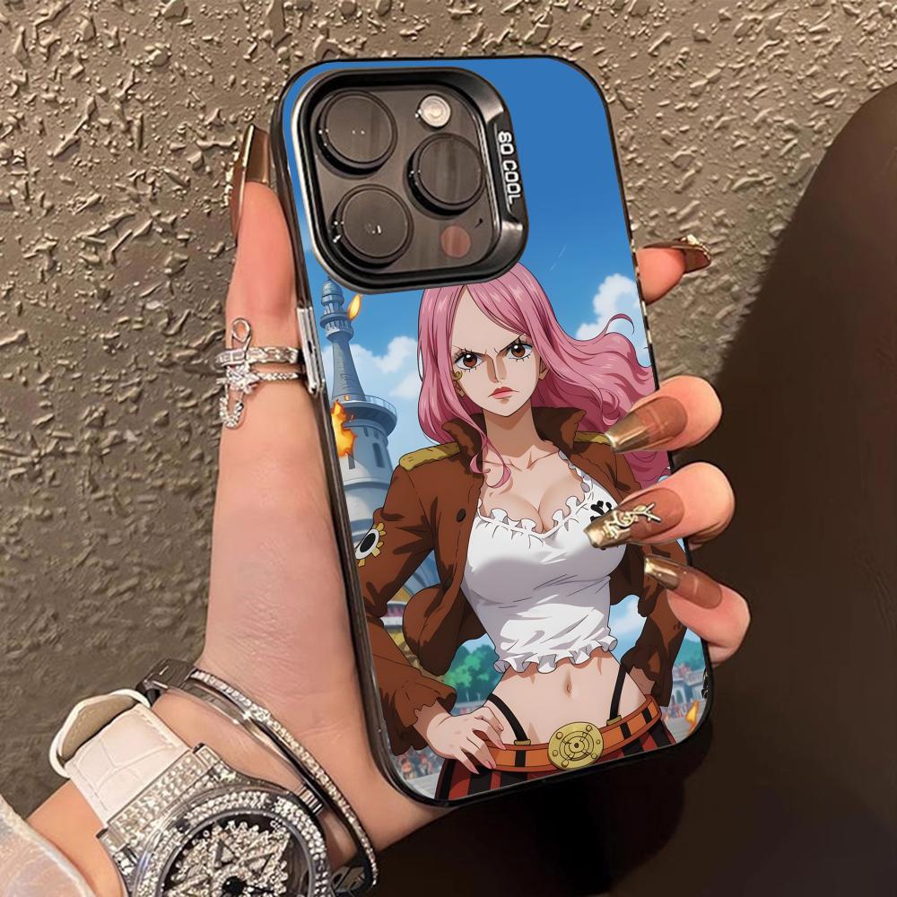 Jewelry Bonney Phone Case for iPhone 17 16 15 14 13 12 11 X XR XS Air Pro Max Plus Black Colorful Silver Cover