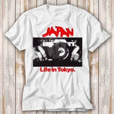 Japanese Tokyo Life Sylvian Synthesizer Tshirt Mens Tshirt Summer New Unisex Hiphop Rock Casual Tshirt