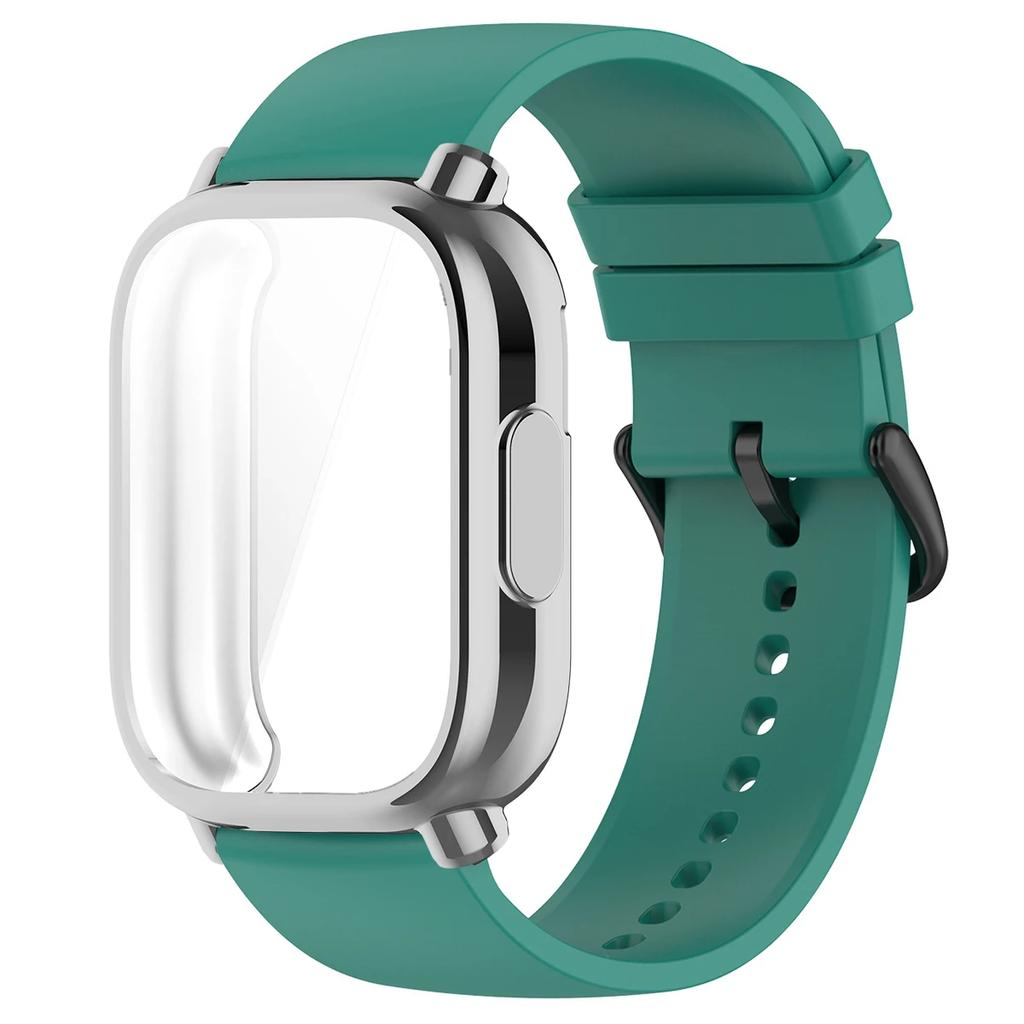 22mm Silicone Strap With Case For Xiaomi Redmi Watch 5 Active Lite Smart Watch Wrist Band And Case For Redmi Watch 5 Lite Active